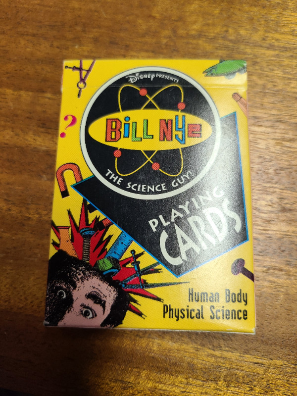 Bill Nye playing Cards in Toys & Games in Cambridge
