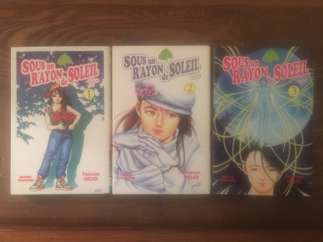 Sous un rayon de soleil  manga série complète en 3 tomes dans Bandes dessinées  à Ville de Montréal