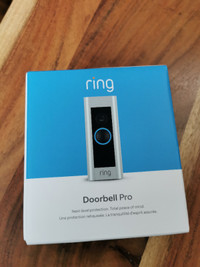 NEW Ring Wi-Fi Video Wired Doorbell Pro Satin Nickel B08M248MB6