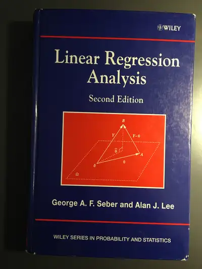 Linear Regression Analysis textbook (Seber), View more