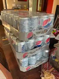 3 unopened cases of 24 cans of Diet Pepsi