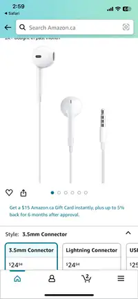 AirPods with wire aux (used)