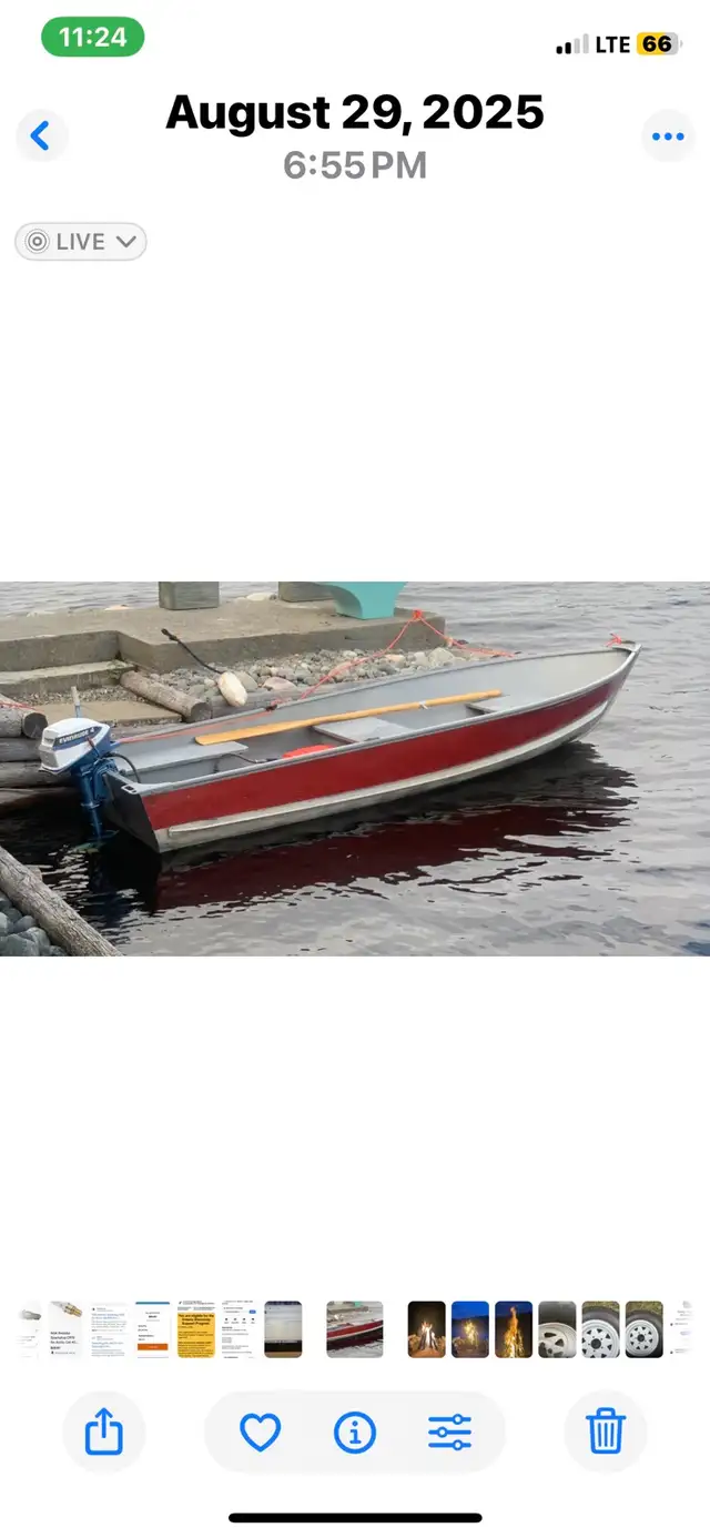 12 ft Cartop Aluminum  boat in Powerboats & Motorboats in Sudbury - Image 2