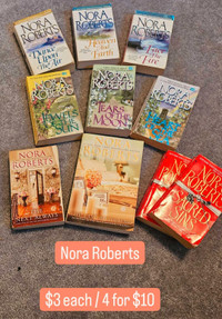 Nora Roberts Books $3 each