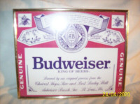 Budweiser plaque