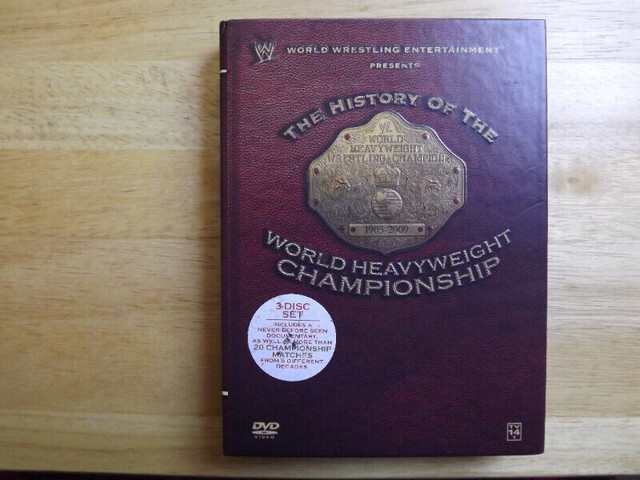 FS: WWE "History Of The World Heavyweight Championship" 3-DVD Se in CDs, DVDs & Blu-ray in London