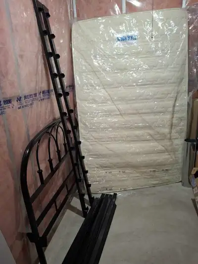 Bed frame and mattress , View more
