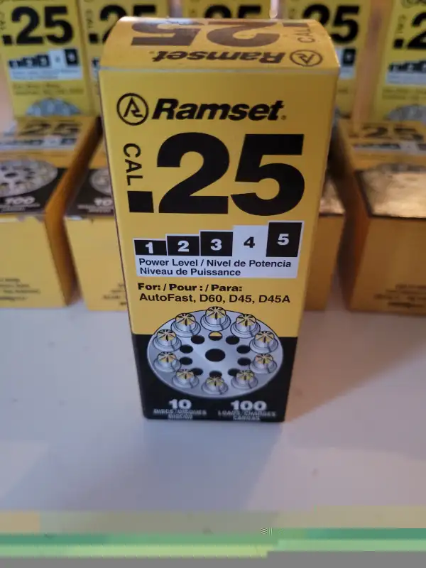 RAMSET D60 YELLOW SHOTS64728171704833121