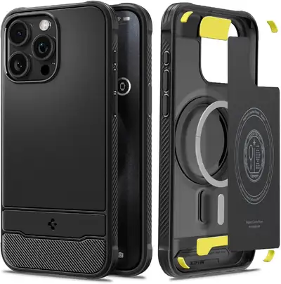 Spigen iPhone 15 Pro Max Case Rugged Armor MagSafe Compatible, View more