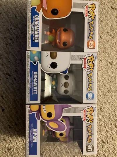 New Pop games 3 Pokémon Figurines, View more