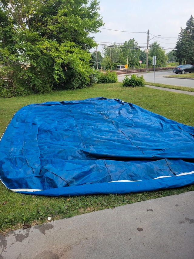 30x15 pool cover (for Inground pool-winter cover) in Hot Tubs & Pools in Windsor Region - Image 2