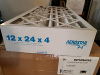 Aerostar Furnace Filters 12 x 24 x 4 Brand New