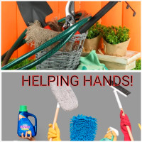 Helping hands cleaning 