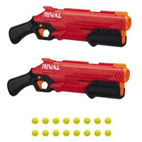 NEW Nerf RIVAL TAKEDOWN 2 PACK sawed off shot gun blaster balls