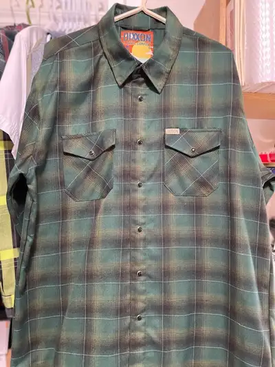 DIXXON FLANNEL SHIRT "TORREY" SIZE XL, LIKE NEW., View more