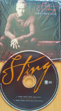 STING - SEND YOUR LOVE CD 2 TRACK CARD REMIX DANCE ROCK