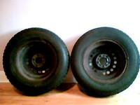 2 Pacemark Snowtrakker tires for sale.