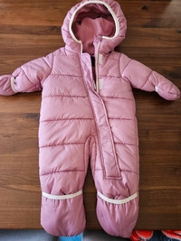 3-6 month pink snowsuit - IZOD