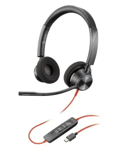 Poly Blackwire 3320 Wired Headset (Plantronics) , View more