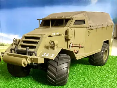 Modèle unique...De ma collection...Camion militaire "Scout" utilitaire...2 roues motrices...Tout bal...