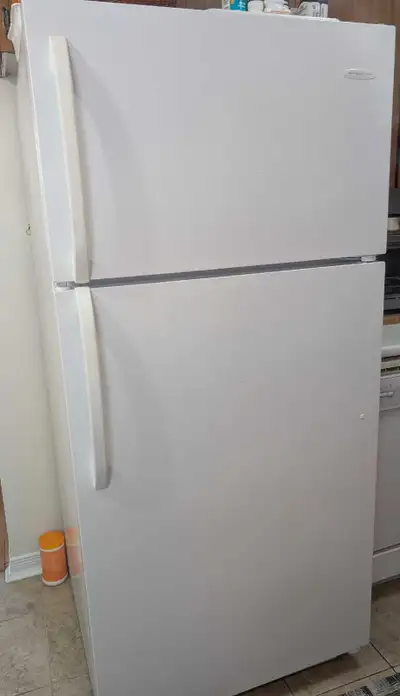 Nice white refrigerator/freezer , View more