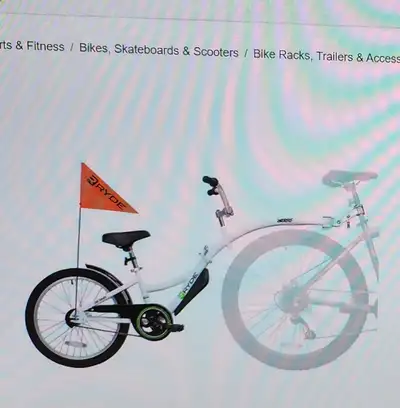 Bike trailer Copilot for kids, View more