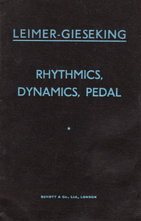 Rhythmics, dynamics, pedal and other problems of piano playing