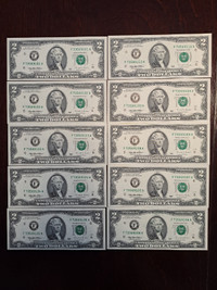 1995 - 10 x $2 US consecutive s/n - posted by LM Jan 1, 2024
