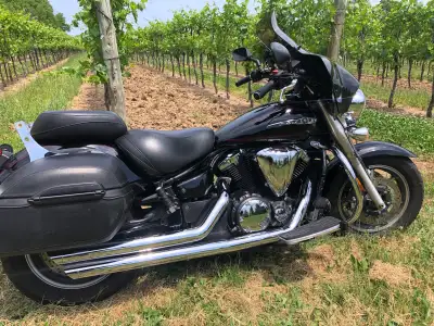 2010 Yamaha 1300 v star. Excellent condition. Cobra pipes, Ego rear luggage back rest. Removable sad...