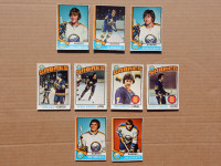 FOR SALE - 1973 Buffalo Sabres Various NHL Hockey Cards
