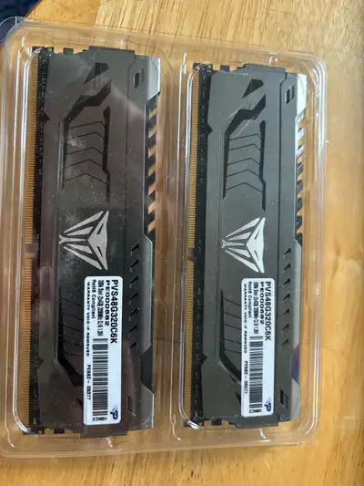 Patriot viper steel DDR4 ram 8 GB 3200mhz, View more