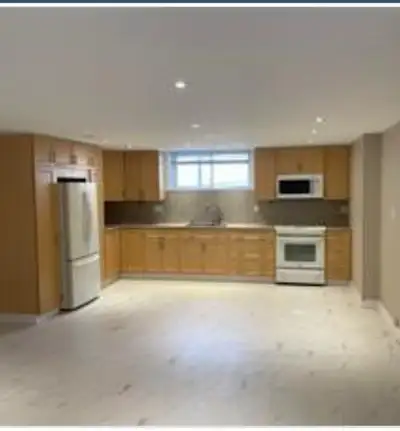 Basement apartment with large windows and includes ALL utilities except cable and internet. 2 car pa...