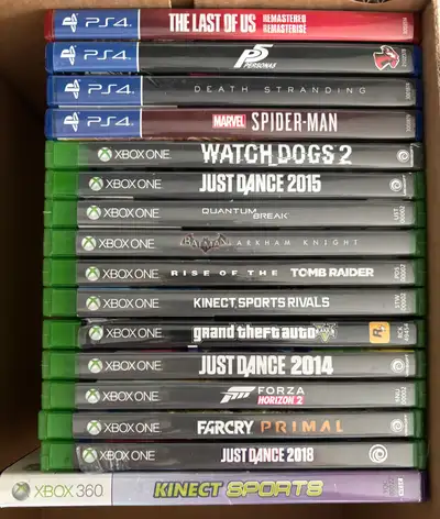 xBox One, PS4 Games priced individually read description, View more