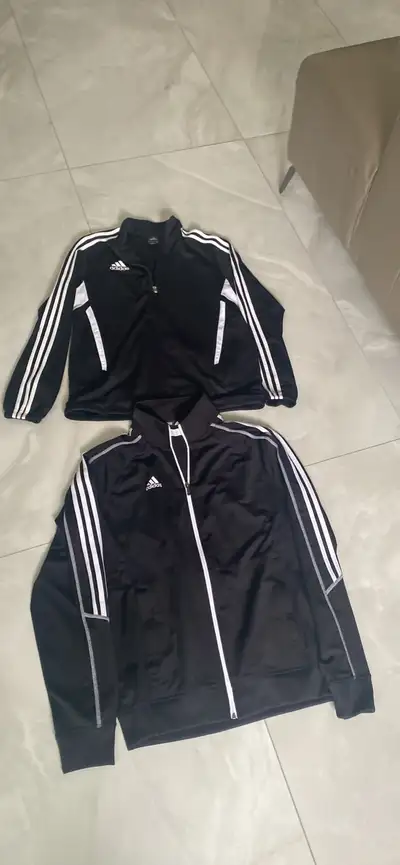 new condition 2 adidas boys XL and men’s medium nylon jacket, View more