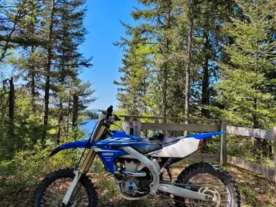 2018 yz450f serviced regularly always kept maintained has a half summer of a new tire ridding use pl...