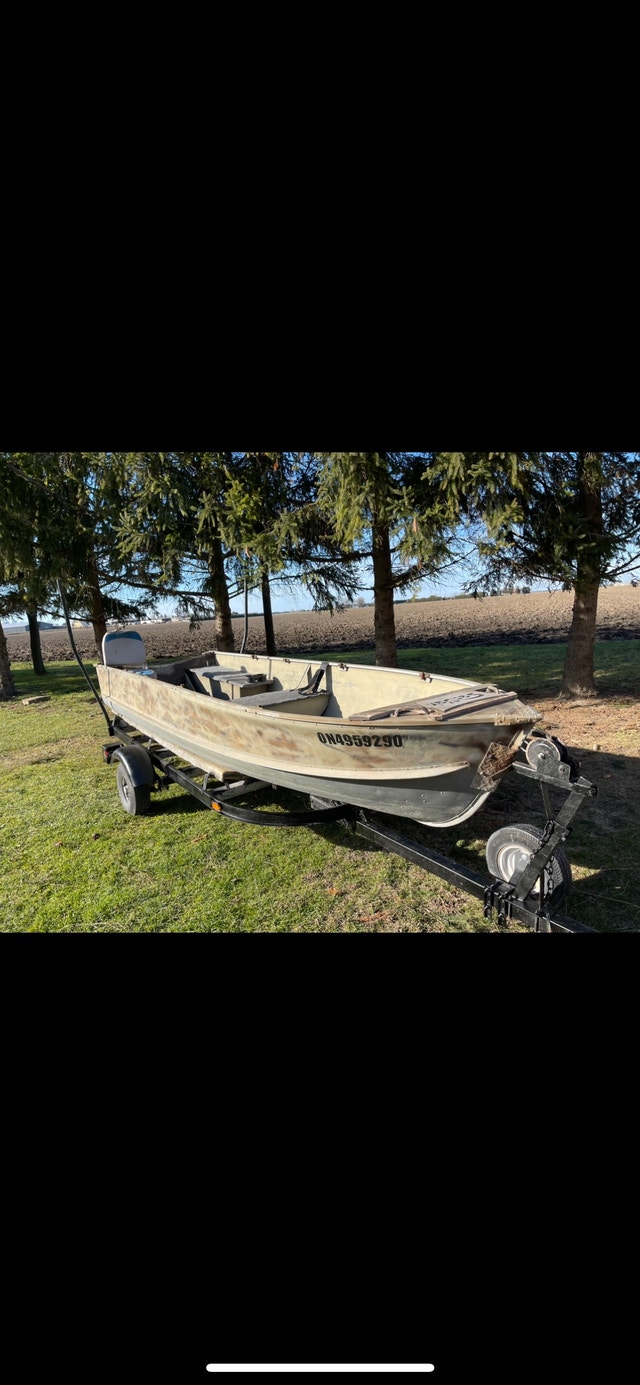 14ft aluminum boat & 20hp mercury Powerboats & Motorboats Chatham