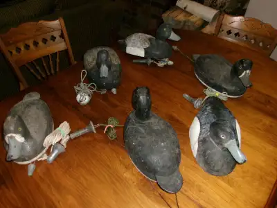 antique wood carved decoys, View more