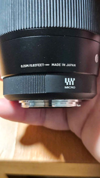Objectif lentille Sigma 16mm lens f1.4 comme neuf m43