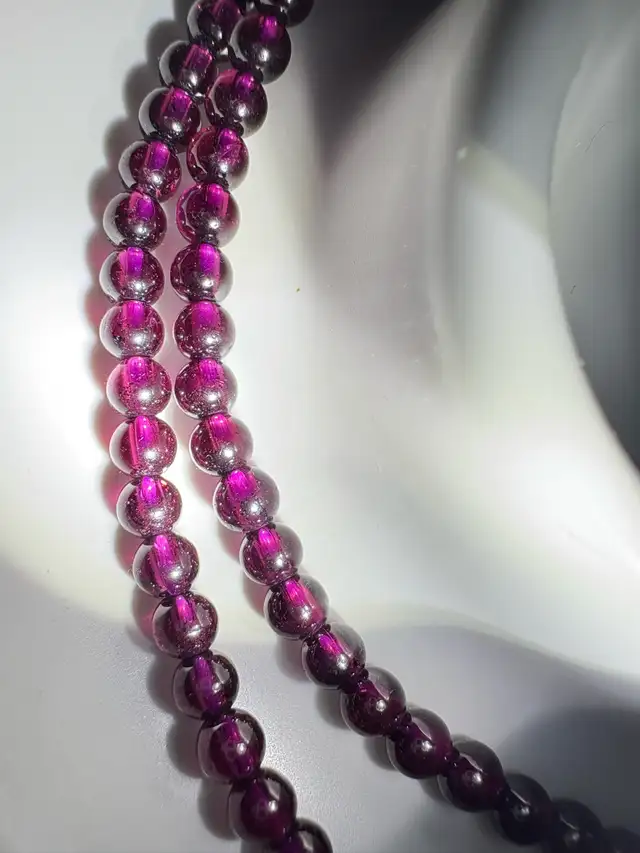 $39｜Convertible Necklace & Bracelet · Purple Garnet  in Jewellery & Watches in St. Albert - Image 9