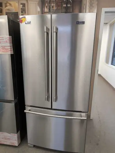 This is a brand new Maytag 33" stainless steel French door refrigerator, model MRFF5033PZ02, perfect...