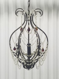 Attractive 3-Light Crystal Chandelier – BRAND NEW and UNUSED!