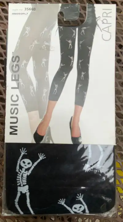 HALLOWEEN - Legging capri - Squelettes, View more