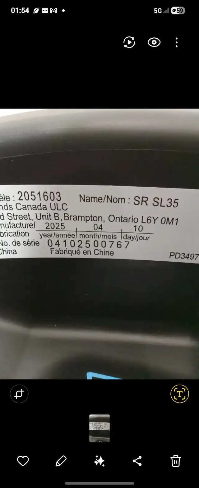 Graco SnugRide 35 Infant Car Seat in Strollers, Carriers & Car Seats in Mississauga / Peel Region - Image 3