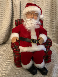Gemmy, Battery Operated, Snoozing Santa. 