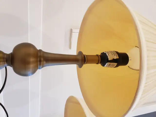 2 bronze coloured table lamps in Indoor Lighting & Fans in Markham / York Region - Image 4