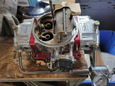 Holley 750 CFM - 4150 - Mechanical Secondaries. Was installed on a 72 Chevy 350 V8. Like new, used o...