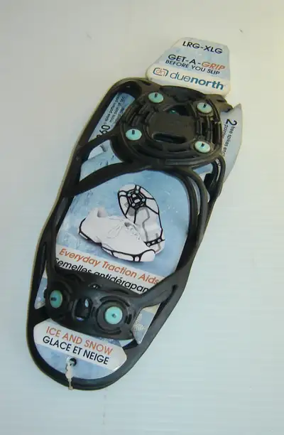 Due North Ice Cleats for Walking/Running on Snow & Ice-LRG/XLG, View more