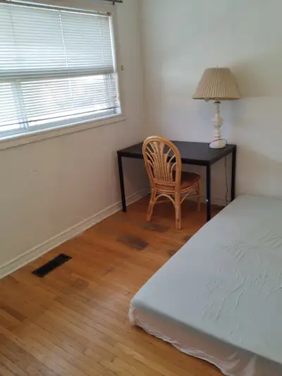 A room for rent at St Clair and Keele for male professional It is a room at second floor of a house....