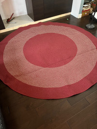 9 foot round braided rug