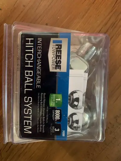 Reese power interchangeable hitch ball system trailer tow, View more